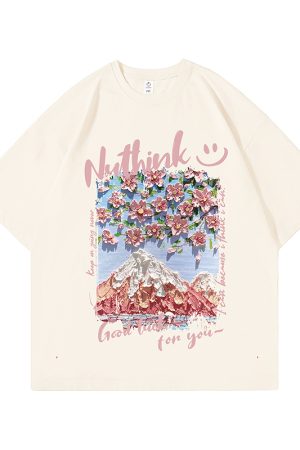 Trendy Unisex Japanese-Style Loose Short-Sleeve T-Shirts for Couples - Summer Fashion, Plus Size, Casual Streetwear