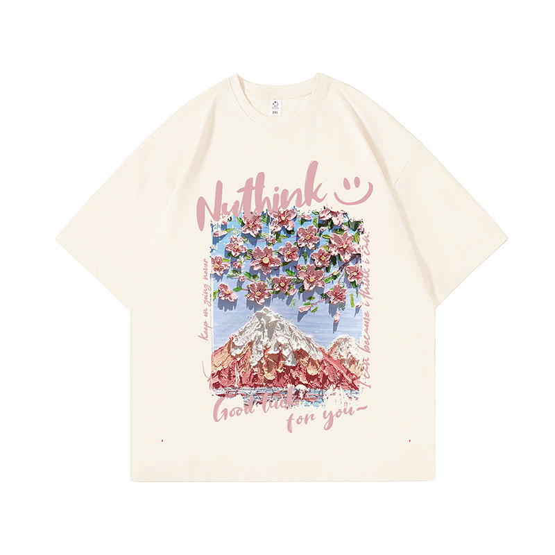 Trendy Unisex Japanese-Style Loose Short-Sleeve T-Shirts for Couples - Summer Fashion, Plus Size, Casual Streetwear Trendy Unisex Japanese-Style Loose Short-Sleeve T-Shirts for Couples - Summer Fashion, Plus Size, Casual Streetwear