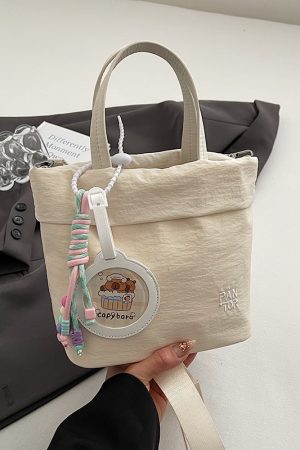 Trendy Women's Casual Bucket Bag 2025 - Versatile Lightweight Handheld Crossbody Bag in Stylish Fabric