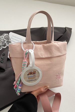 Trendy Women's Casual Bucket Bag 2025 - Versatile Lightweight Handheld Crossbody Bag in Stylish Fabric