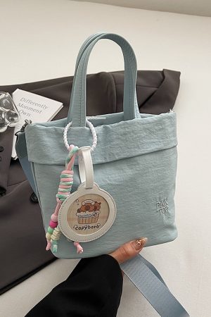 Trendy Women's Casual Bucket Bag 2025 - Versatile Lightweight Handheld Crossbody Bag in Stylish Fabric