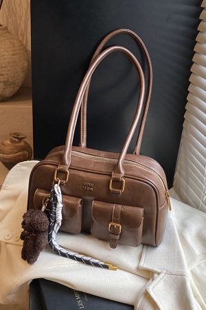 Trendy Women's Casual Multi-Pocket Underarm Bag - Versatile Shoulder & Handheld Style for Autumn/Winter 2025 Fashion