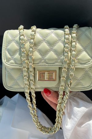 Trendy Women's Chain Shoulder Bag - Spring Summer 2025 Versatile High-End Small Square Bag for Fashion Forward Styles