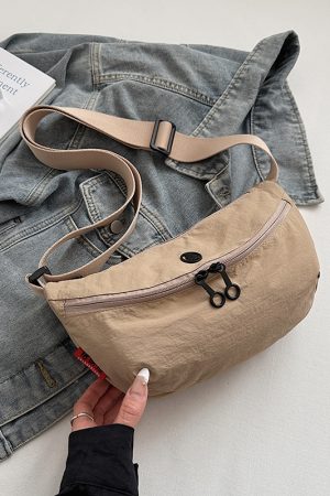 Trendy Women's Cloth Shoulder Bag 2025 - Versatile Large Capacity Crossbody Dumpling Bag for Everyday Fashion