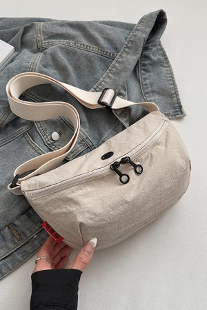 Trendy Women's Cloth Shoulder Bag 2025 - Versatile Large Capacity Crossbody Dumpling Bag for Everyday Fashion