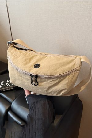 Trendy Women's Cloth Shoulder Bag 2025 - Versatile Large Capacity Crossbody Dumpling Bag for Everyday Fashion