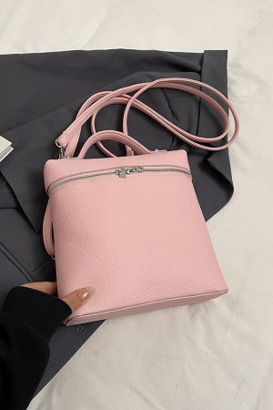 Trendy Women's Commuter Backpack 2025 - Fashionable Lychee Pattern Outdoor Book Bag for College Students