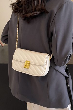 Trendy Women's Crossbody Bag - 2025 Summer Small Diamond-Shaped Square Bag in Chic Chanel-Style for Fashion-Forward Looks