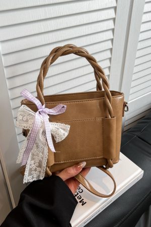 Trendy Women's High-End Tote Bag 2025 - Fashionable Commuting Shoulder Crossbody Bucket Bag for Everyday Style