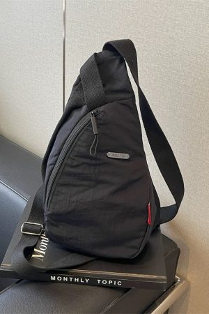 Trendy Women's Korean Style Casual Sports Crossbody Bag - Large Capacity Travel Shoulder Chest Bag for Everyday Use
