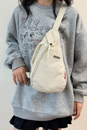 Trendy Women's Korean Style Casual Sports Crossbody Bag - Large Capacity Travel Shoulder Chest Bag for Everyday Use