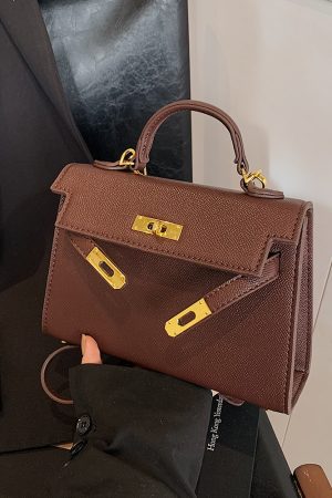 Trendy Women's Shoulder Bag - High-End Kelly Style, Versatile Fashion for Spring 2025, Chic Niche Design
