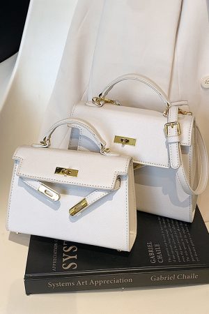 Trendy Women's Shoulder Bag - High-End Kelly Style, Versatile Fashion for Spring 2025, Chic Niche Design