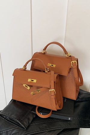 Trendy Women's Shoulder Bag - High-End Kelly Style, Versatile Fashion for Spring 2025, Chic Niche Design