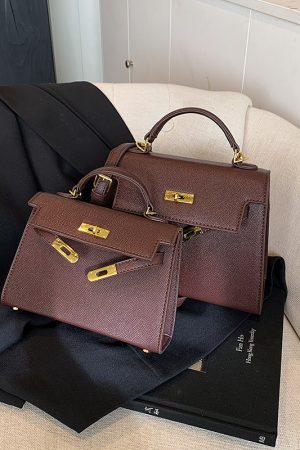 Trendy Women's Shoulder Bag - High-End Kelly Style, Versatile Fashion for Spring 2025, Chic Niche Design