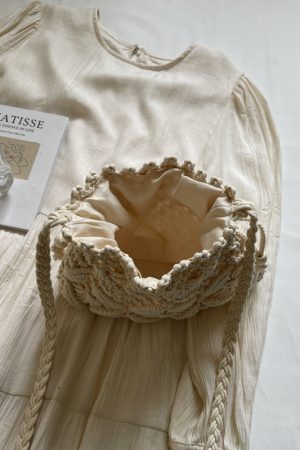 Trendy Women's Woven Straw Crossbody Bucket Bag - Summer Seaside Vacation Essential, Phone Bag for 2025