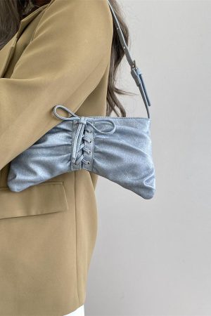 Trendy Wrinkled Underarm Bag for Women - High-End Feel, Handheld & Shoulder Small Bag, 2025 Niche Design, Chic Fashion Accessory