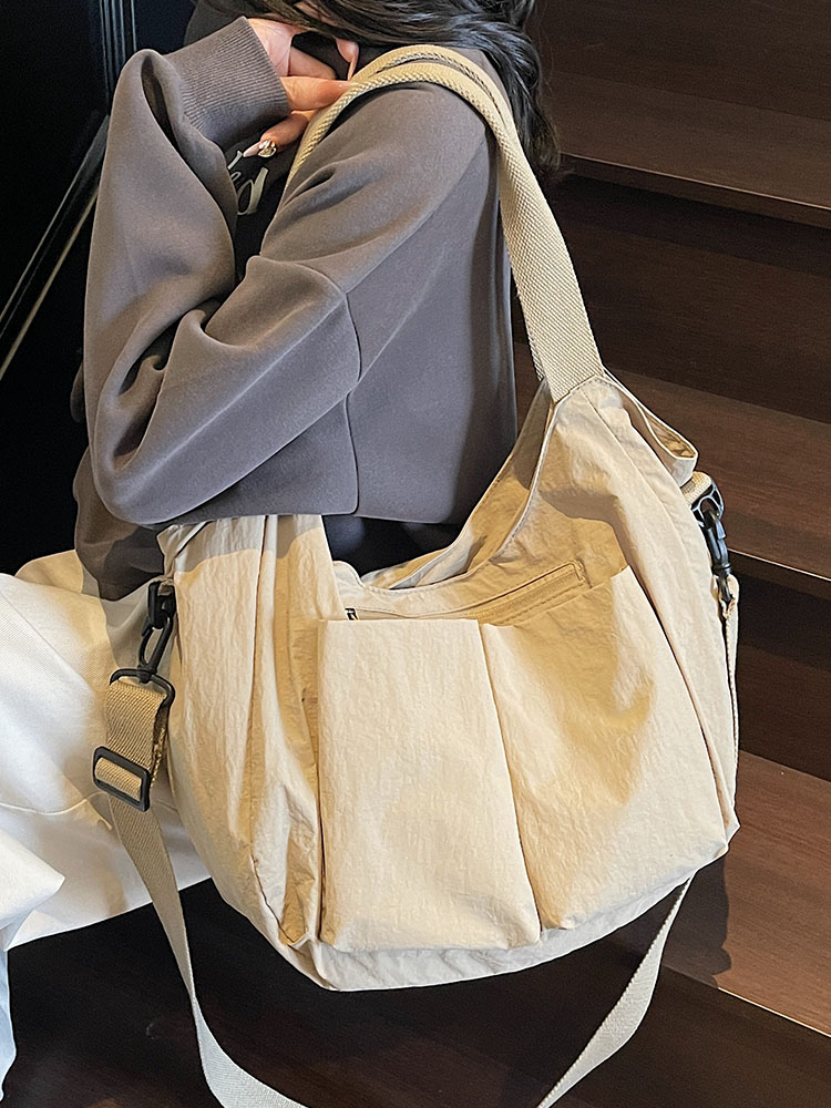 Ultra-Light Waterproof Nylon Shoulder Tote Bag - Large Capacity Commuter Handbag & Casual Travel Crossbody Bag Ultra-Light Waterproof Nylon Shoulder Tote Bag - Large Capacity Commuter Handbag & Casual Travel Crossbody Bag