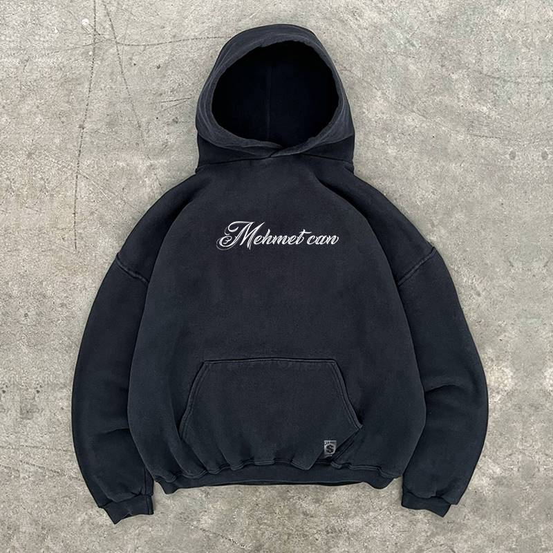Unisex 400g Heavyweight Cursive English West Coast Hoodie for Charity - Casual Streetwear, Trendy for 90s and Y2K Styles Unisex 400g Heavyweight Cursive English West Coast Hoodie for Charity - Casual Streetwear, Trendy for 90s and Y2K Styles