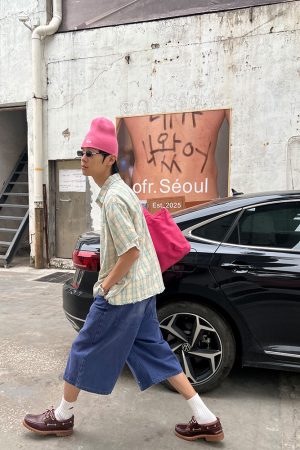 Unisex American Retro Deconstructed Wide-Leg Denim Capri Pants - Summer Loose Casual Versatile Shorts for 90s Style