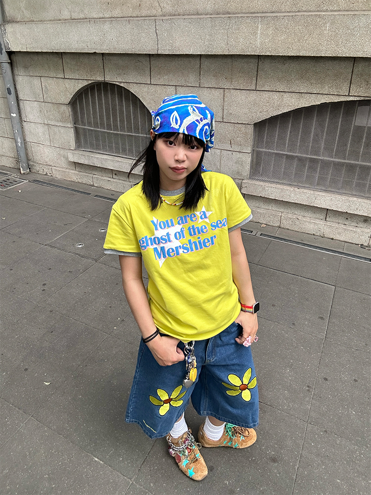 Unisex American-Style Fake Two-Piece Letter Print Round Neck T-Shirt, Loose Casual Versatile Summer Short Sleeve Top Unisex American-Style Fake Two-Piece Letter Print Round Neck T-Shirt, Loose Casual Versatile Summer Short Sleeve Top