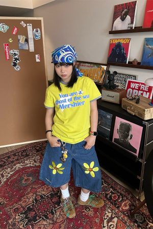 Unisex American-Style Fake Two-Piece Letter Print Round Neck T-Shirt, Loose Casual Versatile Summer Short Sleeve Top