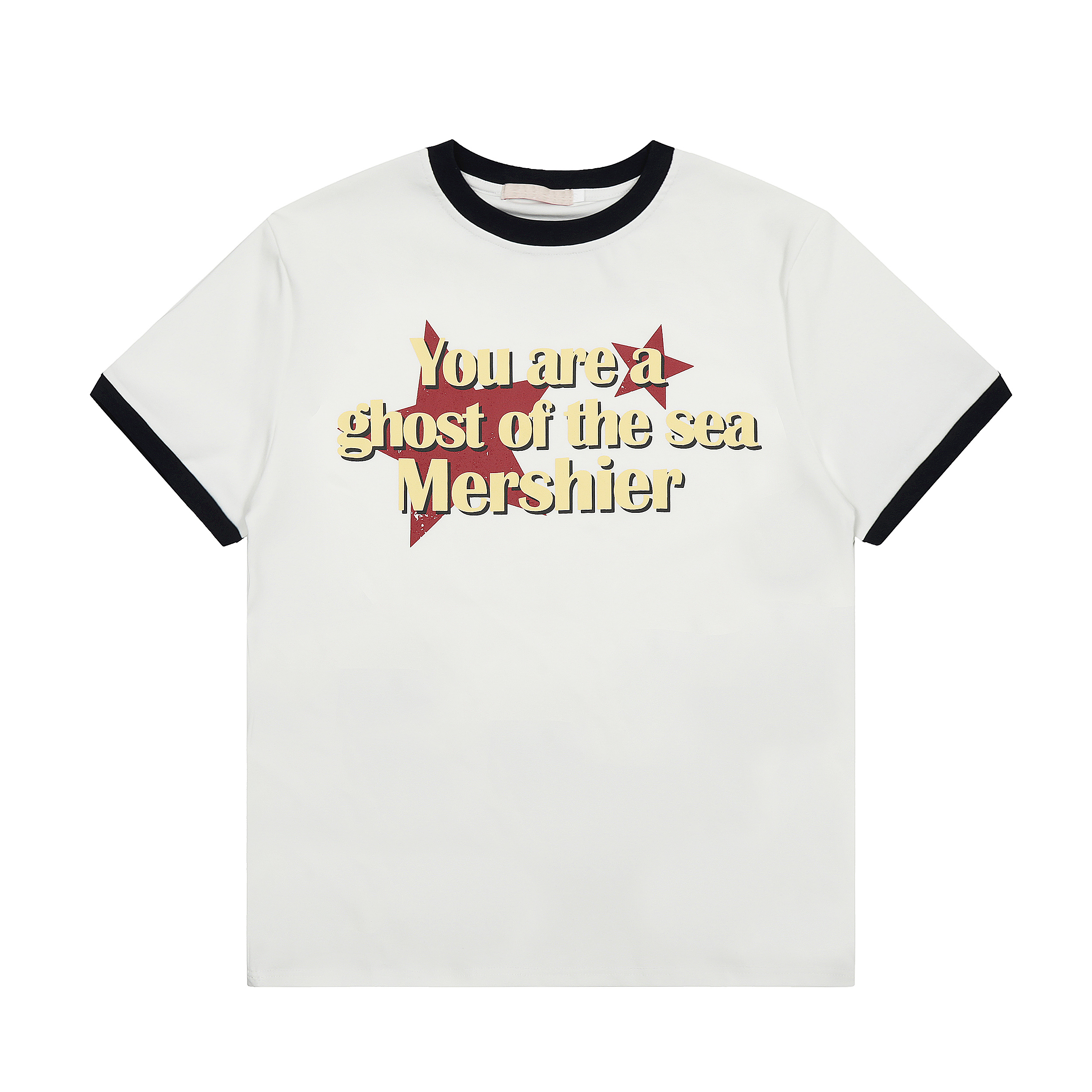 Unisex American-Style Fake Two-Piece Letter Print Round Neck T-Shirt, Loose Casual Versatile Summer Short Sleeve Top Unisex American-Style Fake Two-Piece Letter Print Round Neck T-Shirt, Loose Casual Versatile Summer Short Sleeve Top