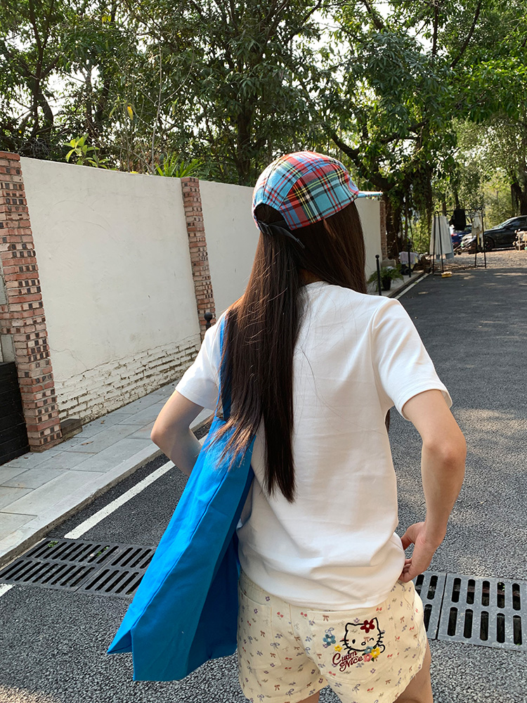 Unisex Fun Cat Patch Embroidery Short Sleeve T-Shirt - American Style Summer Versatile Basic Top for 90s and Y2K Fashion Unisex Fun Cat Patch Embroidery Short Sleeve T-Shirt - American Style Summer Versatile Basic Top for 90s and Y2K Fashion