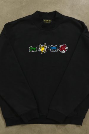 Unisex Harajuku Oversized Sweatshirt for Couples, Hip Hop High Street Style, 380g Heavyweight, Perfect for Streetwear Fashion