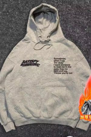 Unisex Heavyweight Hooded Sweatshirt - Trendy BF Lazy Style, Loose Fit, 400 Grams, Perfect for Casual Outings and Charitable Events