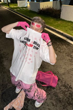 Unisex Loose Camouflage Print Casual Pants - American Retro Graffiti Straight-Leg Pants for Y2K Street Style