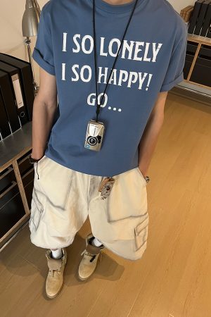 Unisex Loose Pleated Wide-Leg Seven-Point Workwear Shorts with Large Pockets - Summer Casual Fashion