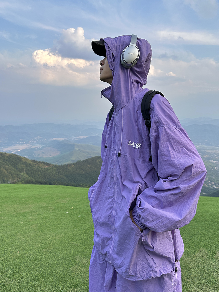 Unisex Outdoor Functional Hooded Quick-Dry Jacket - UPF50+ Sun Protection Cycling Windbreaker for Spring & Summer Adventures Unisex Outdoor Functional Hooded Quick-Dry Jacket - UPF50+ Sun Protection Cycling Windbreaker for Spring & Summer Adventures