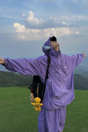 Unisex Outdoor Functional Hooded Quick-Dry Jacket - UPF50+ Sun Protection Cycling Windbreaker for Spring & Summer Adventures