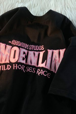 Unisex Plus Size Pure Cotton Short Sleeve T-Shirt in American Street Style - Trendy Harajuku Casual Couple Outfit