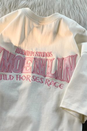 Unisex Plus Size Pure Cotton Short Sleeve T-Shirt in American Street Style - Trendy Harajuku Casual Couple Outfit