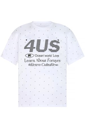 Unisex Polka Dot Print Short Sleeve T-Shirt - Summer National Trend, Loose Fit, Versatile Casual Wear for Couples