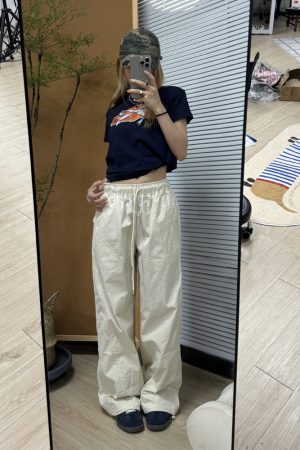 Unisex Straight Tube Quick-Dry Loose Cuffed Cargo Pants, American Street Style, Trendy Oversized Fit for Men and Women