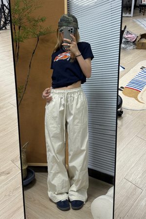 Unisex Straight Tube Quick-Dry Loose Cuffed Cargo Pants, American Street Style, Trendy Oversized Fit for Men and Women