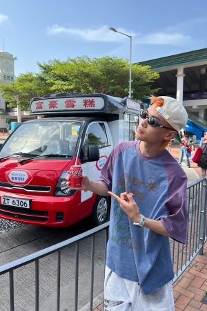 Unisex Summer Washed Letter Print Raglan T-Shirt, Casual Loose Fit Top, 90s American Style Short Sleeve Tee for Men and Women