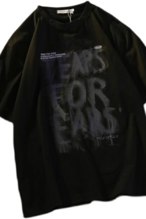 Unisex Vintage Pure Cotton Short Sleeve T-Shirt, Plus Size, Loose Fit, Versatile High Street Trendy Couple Top