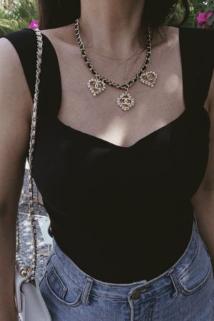 Versatile Black Wide Strap Camisole - 2025 Spring/Summer, French Style, Perfect for Vacation, Y2K Inspired Fashion