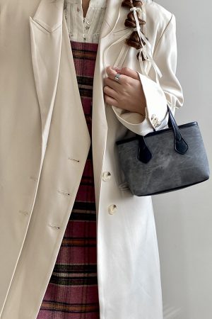 Versatile Color-Block Handheld Small Bag - High-End Fashion Shoulder Crossbody for Women - Chic 2025 Trendy Accessory