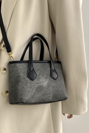 Versatile Color-Block Handheld Small Bag - High-End Fashion Shoulder Crossbody for Women - Chic 2025 Trendy Accessory