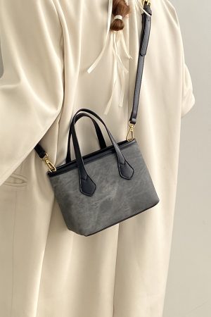 Versatile Color-Block Handheld Small Bag - High-End Fashion Shoulder Crossbody for Women - Chic 2025 Trendy Accessory