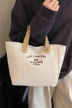 Versatile Handheld Canvas Tote Bag for Women - Large Capacity Summer Commuting Bucket Bag, Perfect for Work and Everyday Use