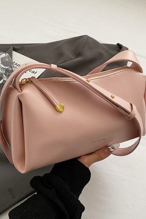 Versatile Korean Minimalist High-End Shoulder Bag for Women - 2025 Spring/Summer Crossbody Commuting Collection