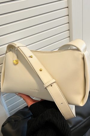 Versatile Korean Minimalist High-End Shoulder Bag for Women - 2025 Spring/Summer Crossbody Commuting Collection