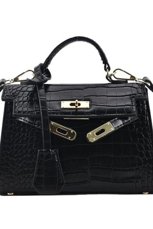 Versatile Retro Crocodile Pattern Crossbody Handbag - Small Square Bag for Spring/Summer 2025, Fashionable Women's Accessory