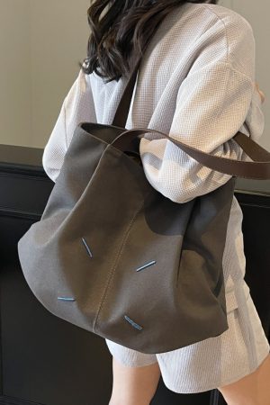 Versatile Women's Canvas Tote Bag - Large Capacity Casual Shoulder Bag for Commuting & Everyday Use